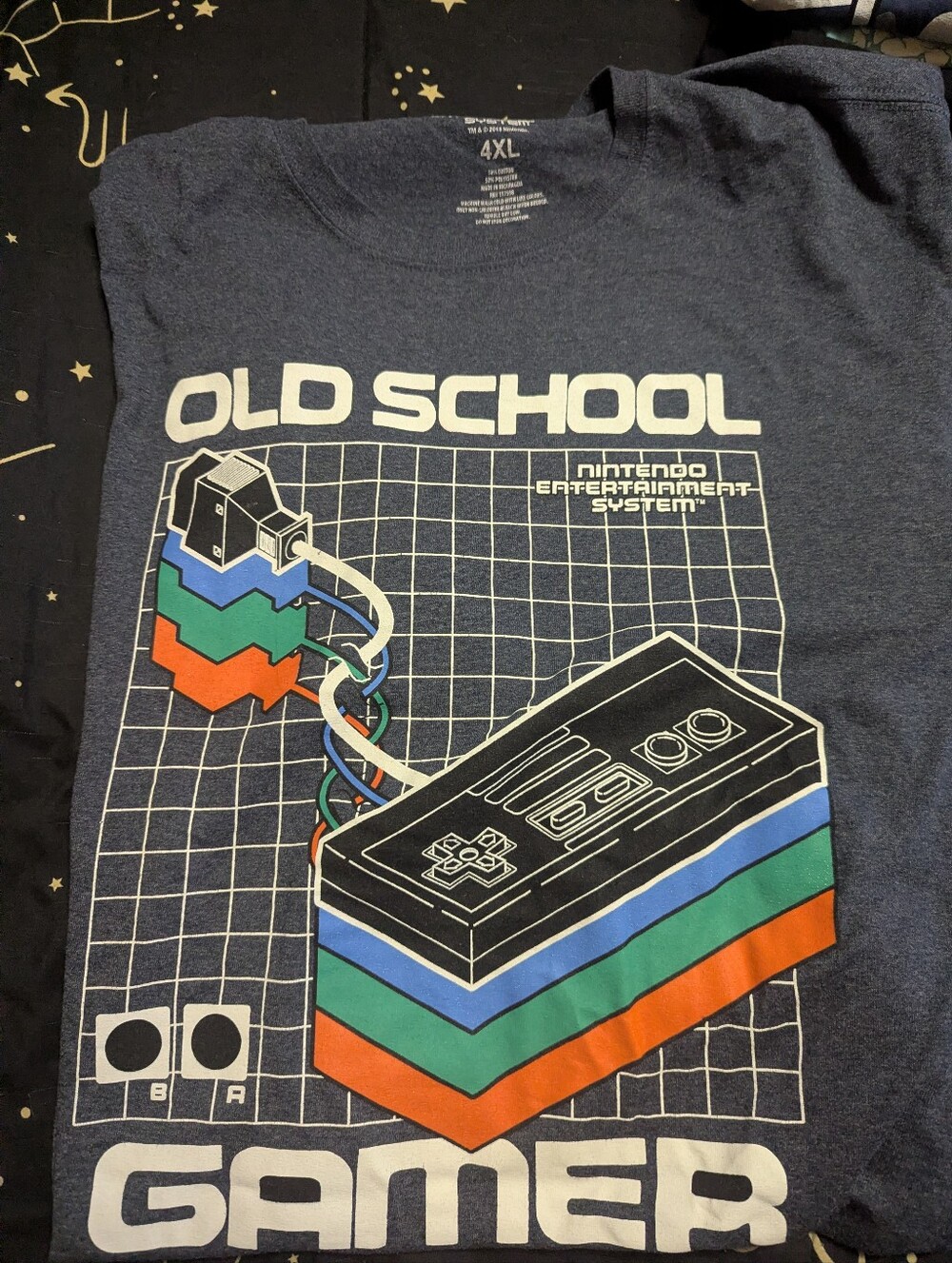 Y2K Nintendo Big Men's Sz 4xl 4x T-shirt